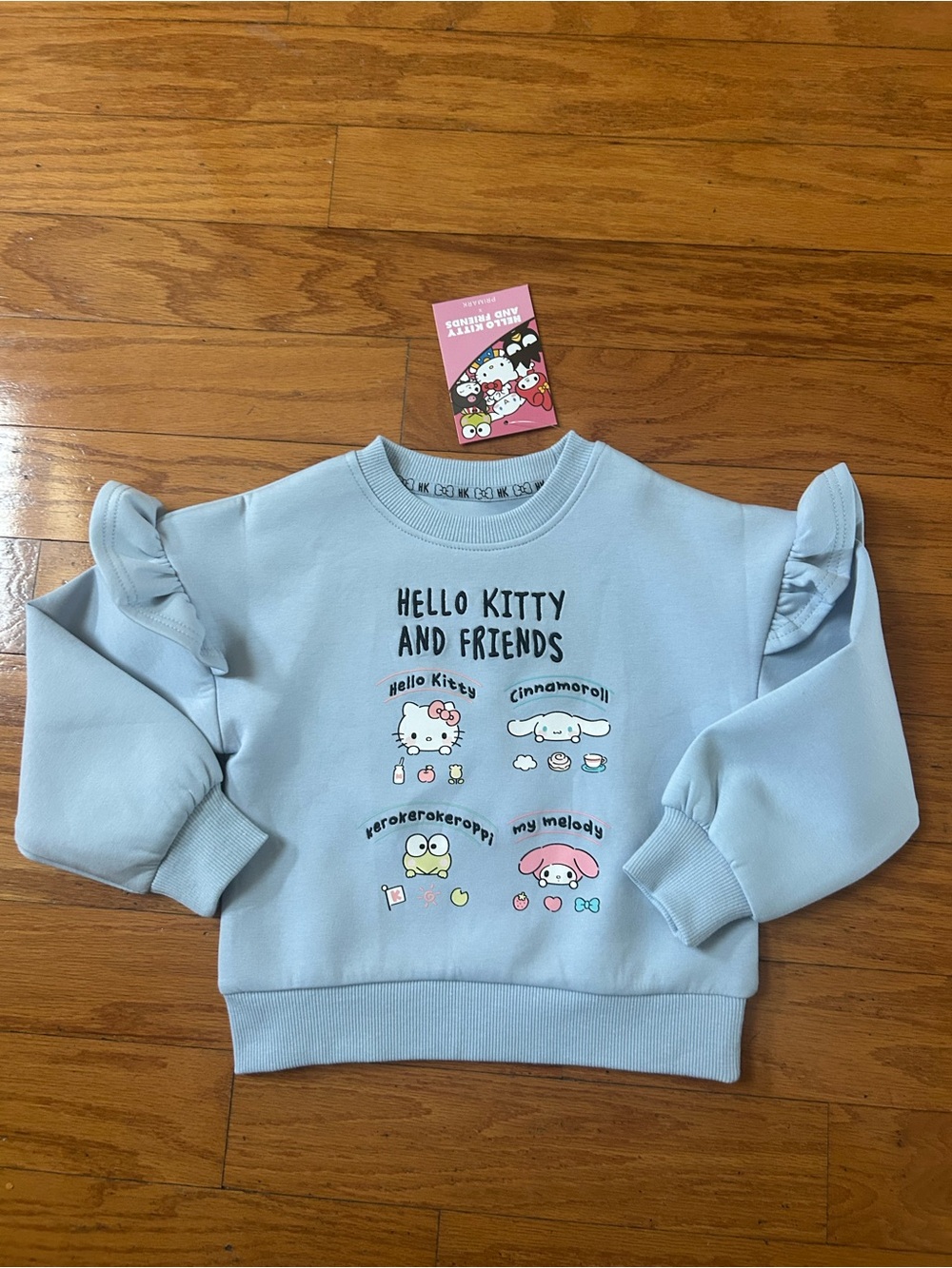 NWT Licensed Sanrio Hello Kitty & Friends  girls Sweatshirt size 3/4 yrs